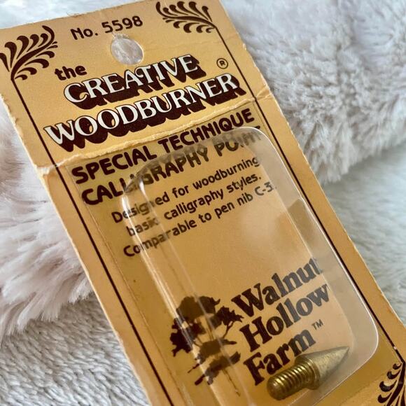 Vintage Pyrographer’s Calligraphy Woodburner Point - Picture 5 of 9